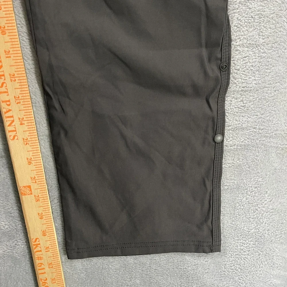 Prana Stretch Zion Slim Pant II Men 40x32 Dark Iron Grey Goprcore Stretch Belted